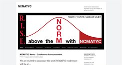Desktop Screenshot of ncmatyc.matyc.org