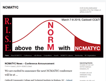 Tablet Screenshot of ncmatyc.matyc.org